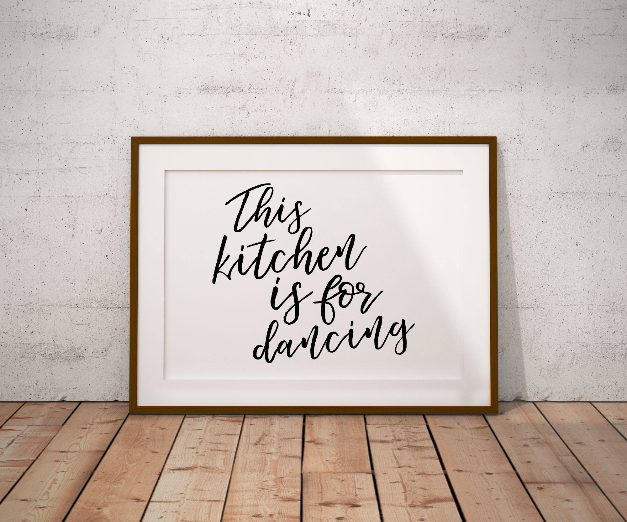 This Kitchen Is for Dancing Printable Art Instant Download Etsy