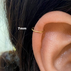 2 Pcs, Fake Ear Cuff, Fake Ear Cuff Sterling Silver, Fake Ear Cuff Gold Filled. image 2