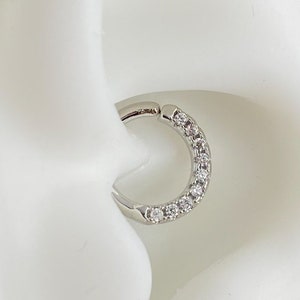 18K Gold Plated Daith Earring, Daith Jewelry, Daith Piercing, Daith Earring, Daith Piercing Jewelry, Daith Heart Earring.