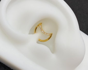 Daith Tragus Piercing Helix Surgical Steel Jewelry Ear Piercing Earrings Lobe Cartilage Earrings.