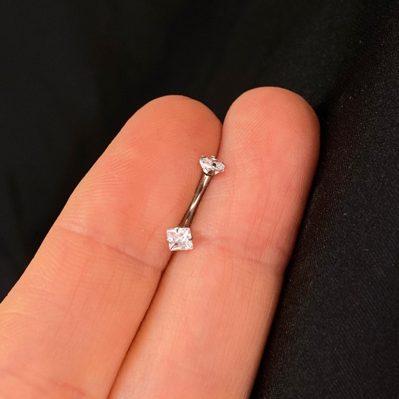 Diamond Cz Rook Piercing Rook Piercing Jewelry Rook - Etsy