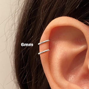 Pack Of 2 Pcs 20g Rook Earring, Rook Piercing, Rook Jewelry, Rook Hoop, Daith Piercing, Daith Earring, Cartilage Earrings, Tragus, Helix.