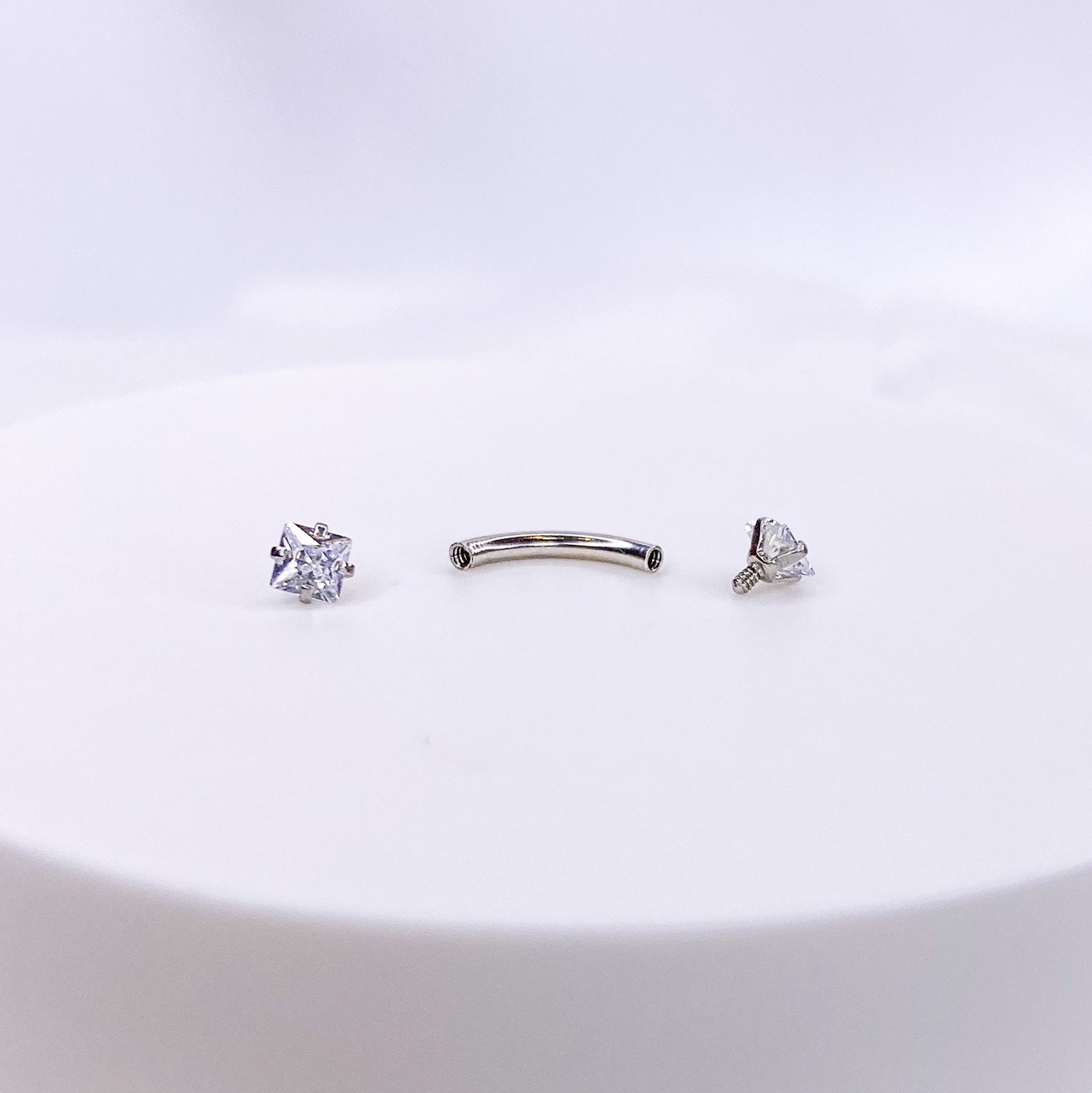 Diamond Cz Rook Piercing Rook Piercing Jewelry Rook - Etsy