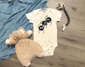 Soot Sprite Baby Onesie | Spirited Away