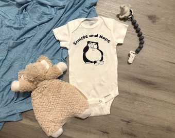 Body de bebé Pokémon Snorlax de Snacks and Naps