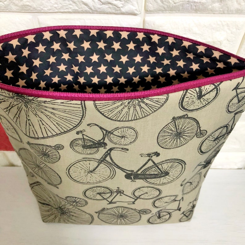 Vintage Bicycle PlannerPen Pouch Ipad Cover TN Erin ALL Planner fits