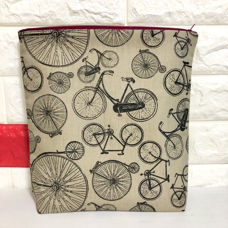 Vintage Bicycle PlannerPen Pouch Ipad Cover TN Erin ALL Planner fits