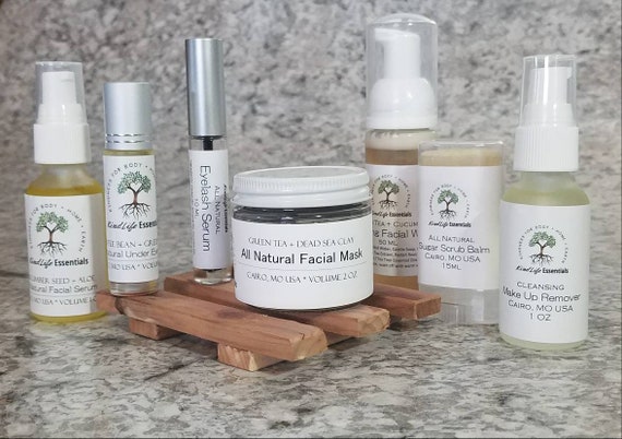 Deluxe Spa Set Facial Care Gift Set All Natural Skincare | Etsy