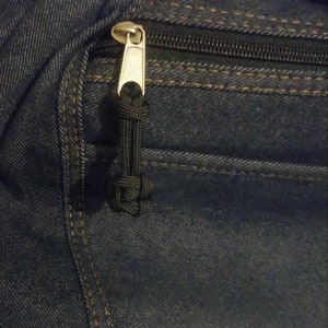 Paracord zipper pull, purse zipper pull, zipper pull, bag zipper pull
