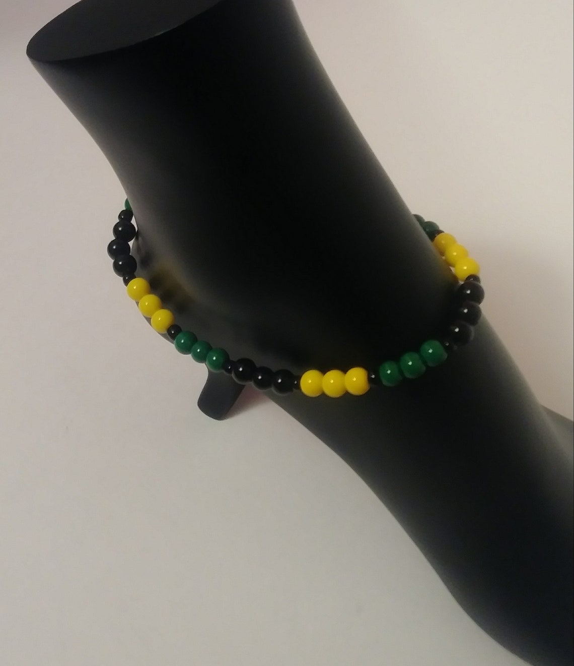 Jamaica Anklet Rasta Anklet Anklet Beaded Anklet Jewelry Etsy