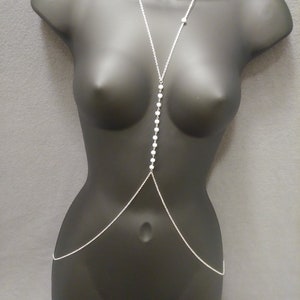 Body chain Body Jewelry Beaded body chain Body accessory women&#39;s body chain gift for her