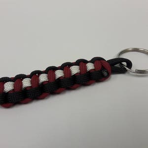 Football fans paracord bracelet, Paracord keychain, paracord bracelet, keychain, paracord bracelet, bracelet, gameday Paracord bracelet image 3