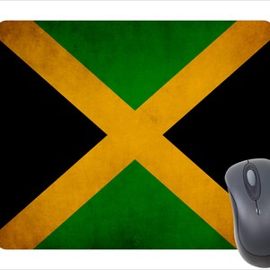 Jamaica flag mousepad Sublimation mousepad