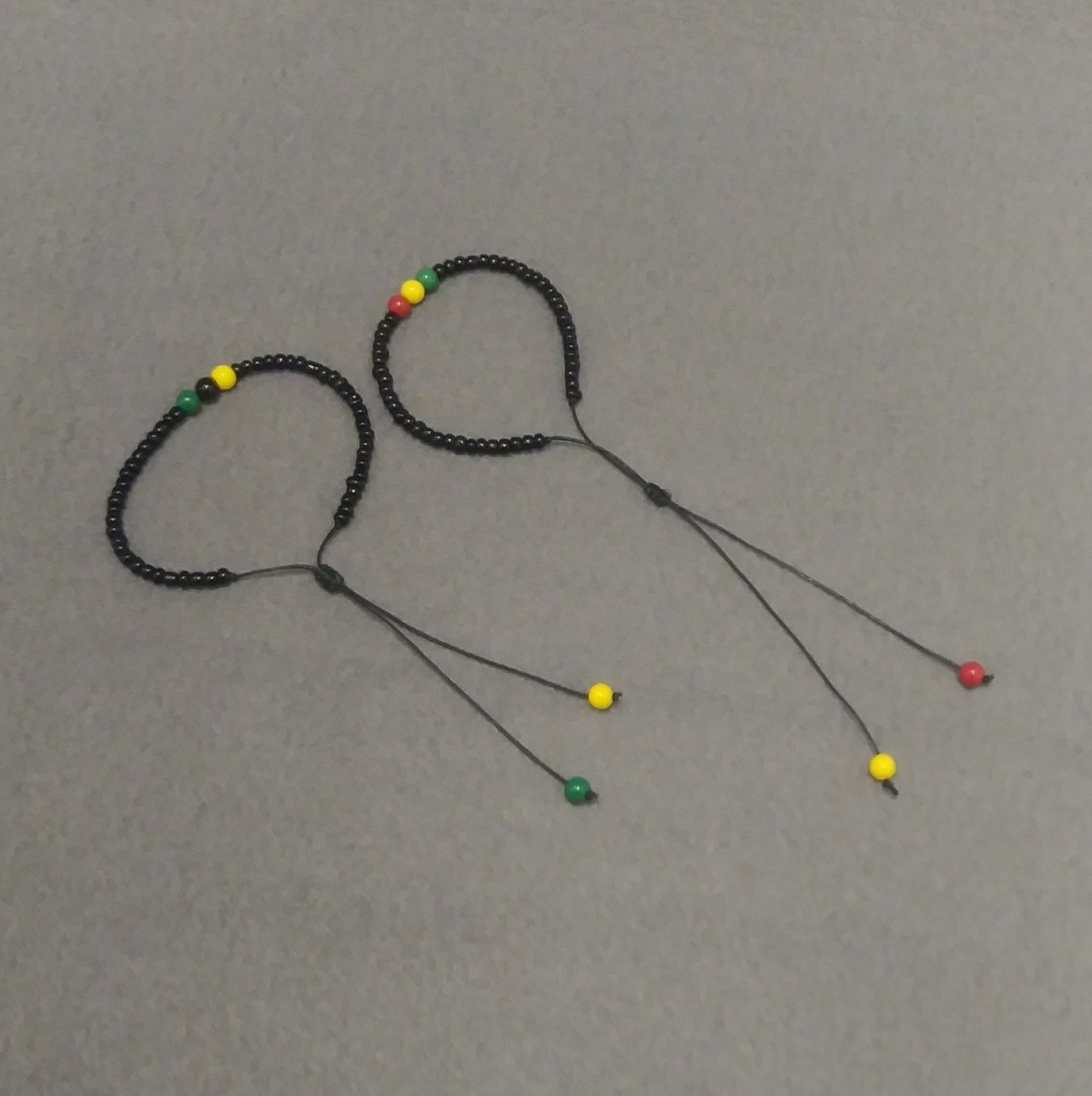 Rasta Anklet Jamaica Anklet Beaded Anklet Foot Jewelry Etsy