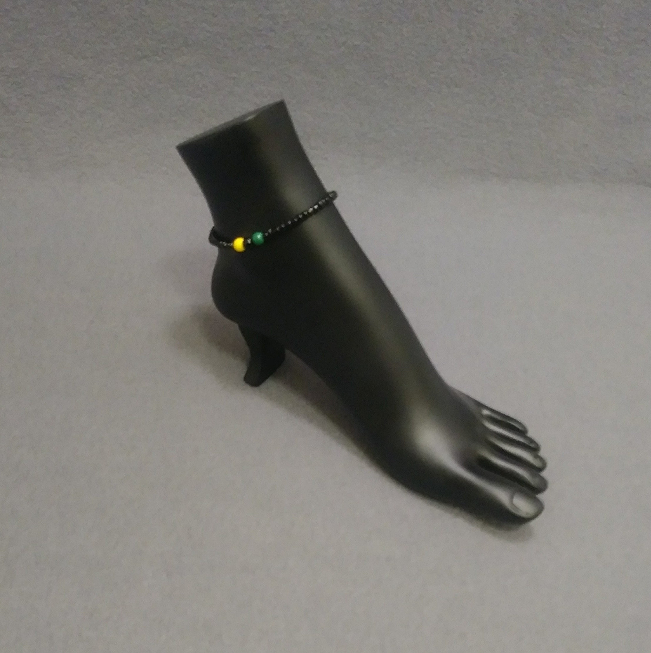 Rasta Anklet Jamaica Anklet Beaded Anklet Foot Jewelry Etsy