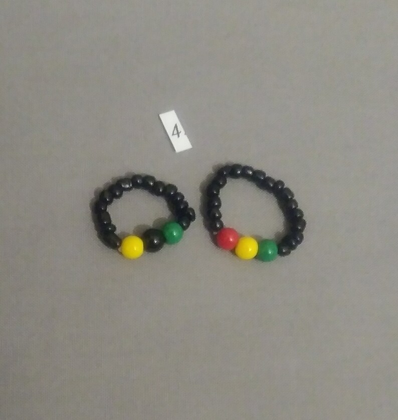 Rasta Ring Jamaica Ring Expandable Ring Elastic Ring Etsy