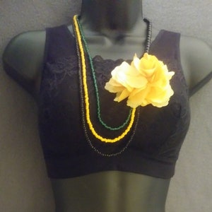 Jamaica beaded necklace Layered necklace Beaded necklace flower necklace Seed bead necklace women&#39;s necklace women&#39;s Jewelry