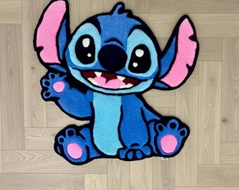 Handgeknüpfter Teppich – Getufteter Teppich – Kawaii-Schlafzimmerdeko – Originelles Geschenk