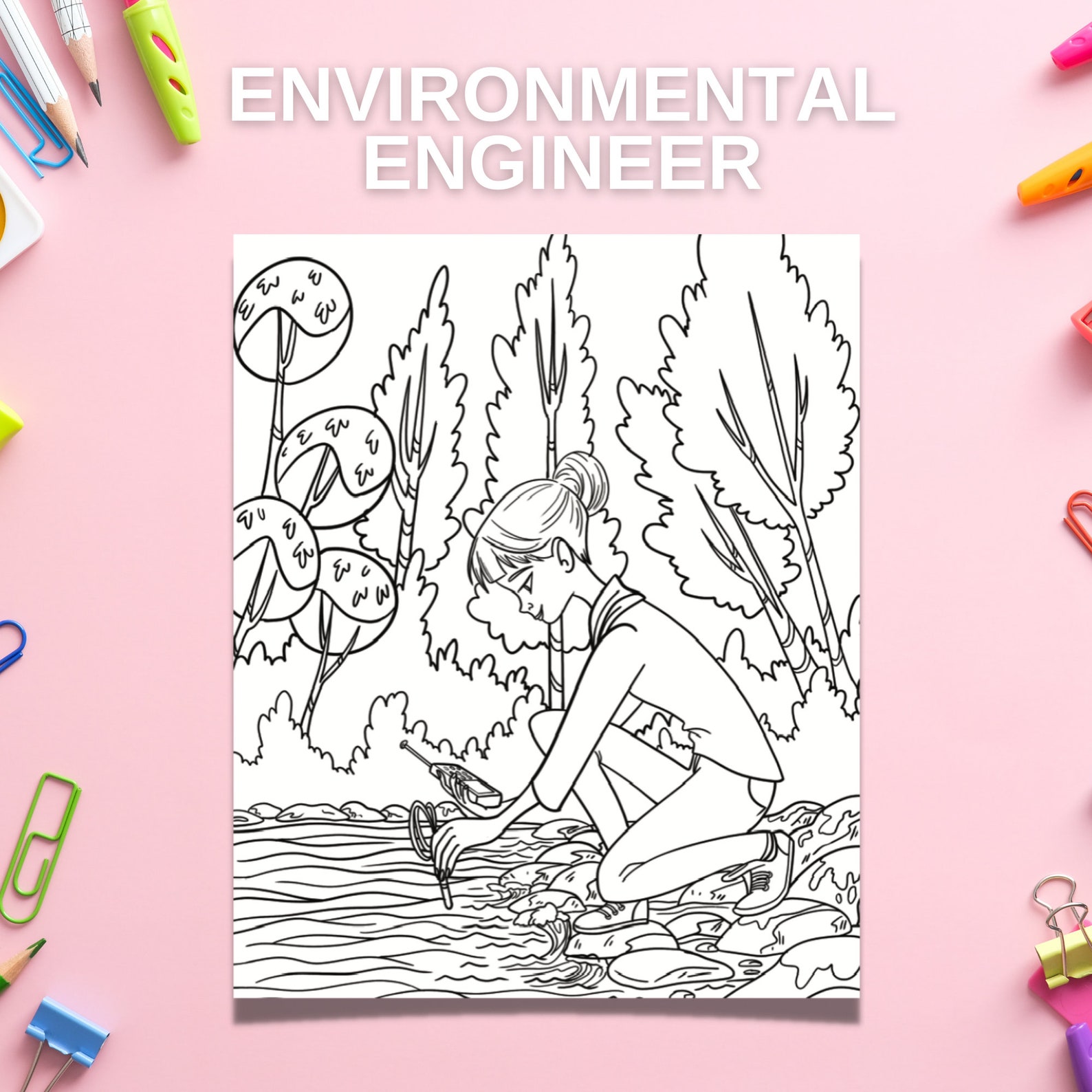 Women in Engineering, Downloadable Coloring Pages, Printable Coloring ...