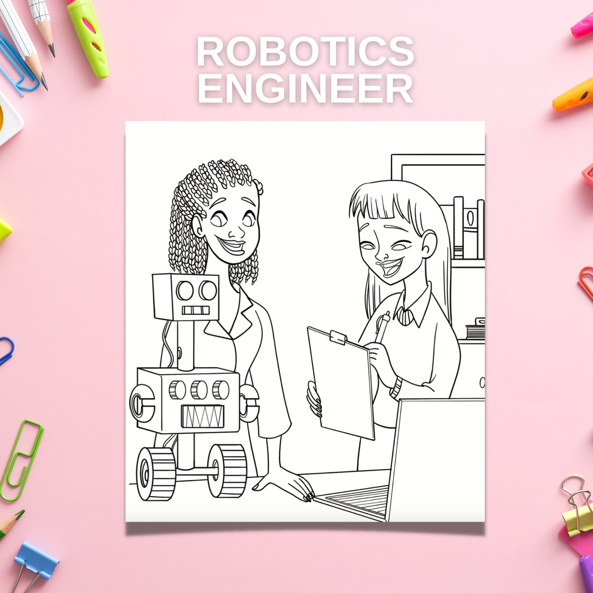 Women in Engineering, Downloadable Coloring Pages, Printable Coloring ...