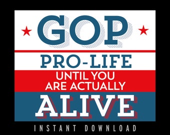 Protest Sign (DOWNLOADABLE) - protest - anti trump - immigration ban protest - AHCA - ACA