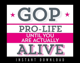 Protest Sign (DOWNLOADABLE) - protest - anti trump - healthcare ban protest - ACA - AHCA