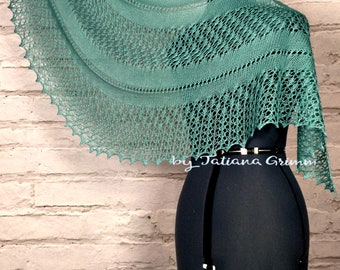 Knitted shawl Handmade