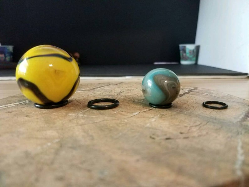 Marbles Solar System Premium Edition Sizes to Scale Booklet of