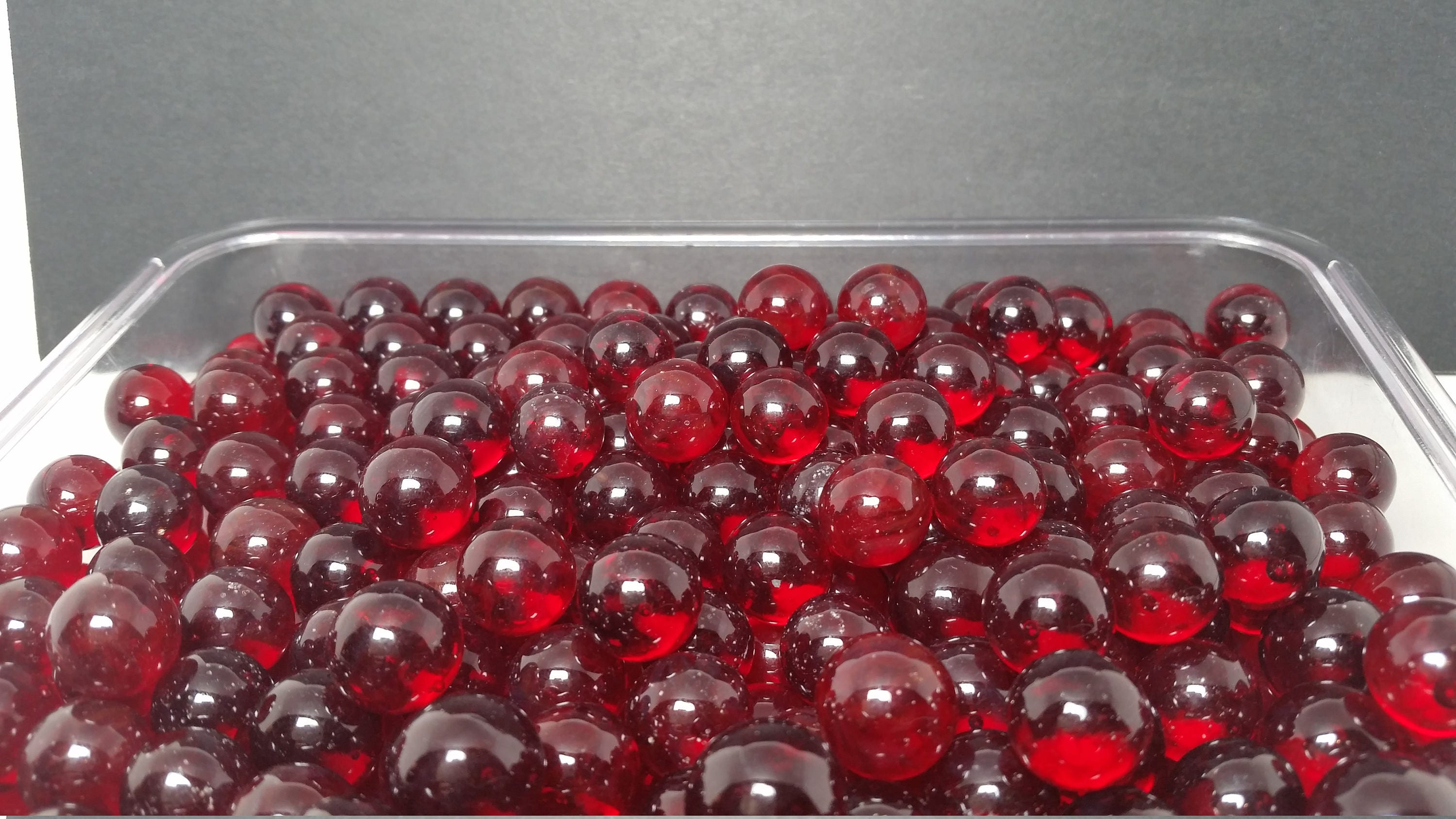 MARBLES 35 Vintage Champion Ruby Red 5/8 Inch New Old Stock 
