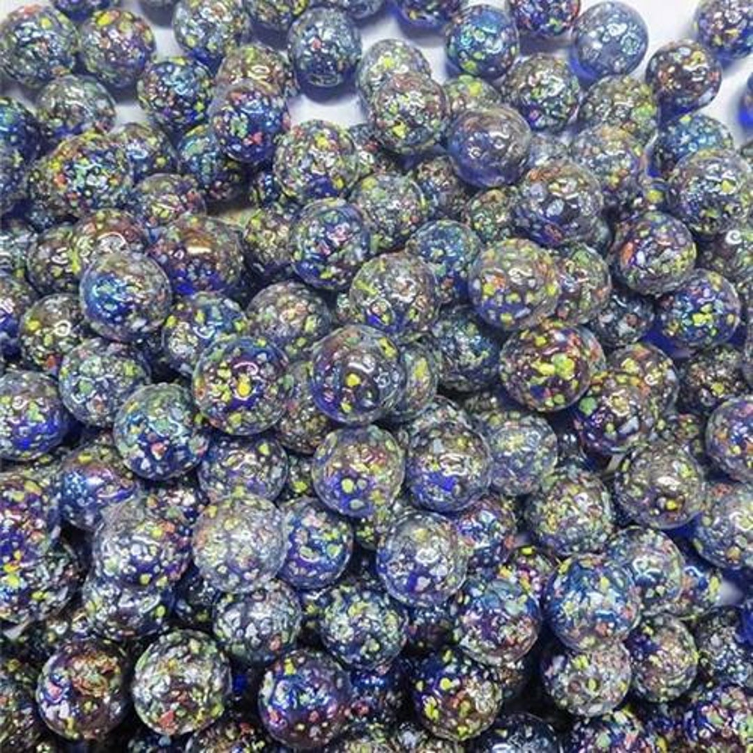 4 Marbles Shooters 1 Inch Glitterbomb FREE DOMESTIC SHIPPING Premium