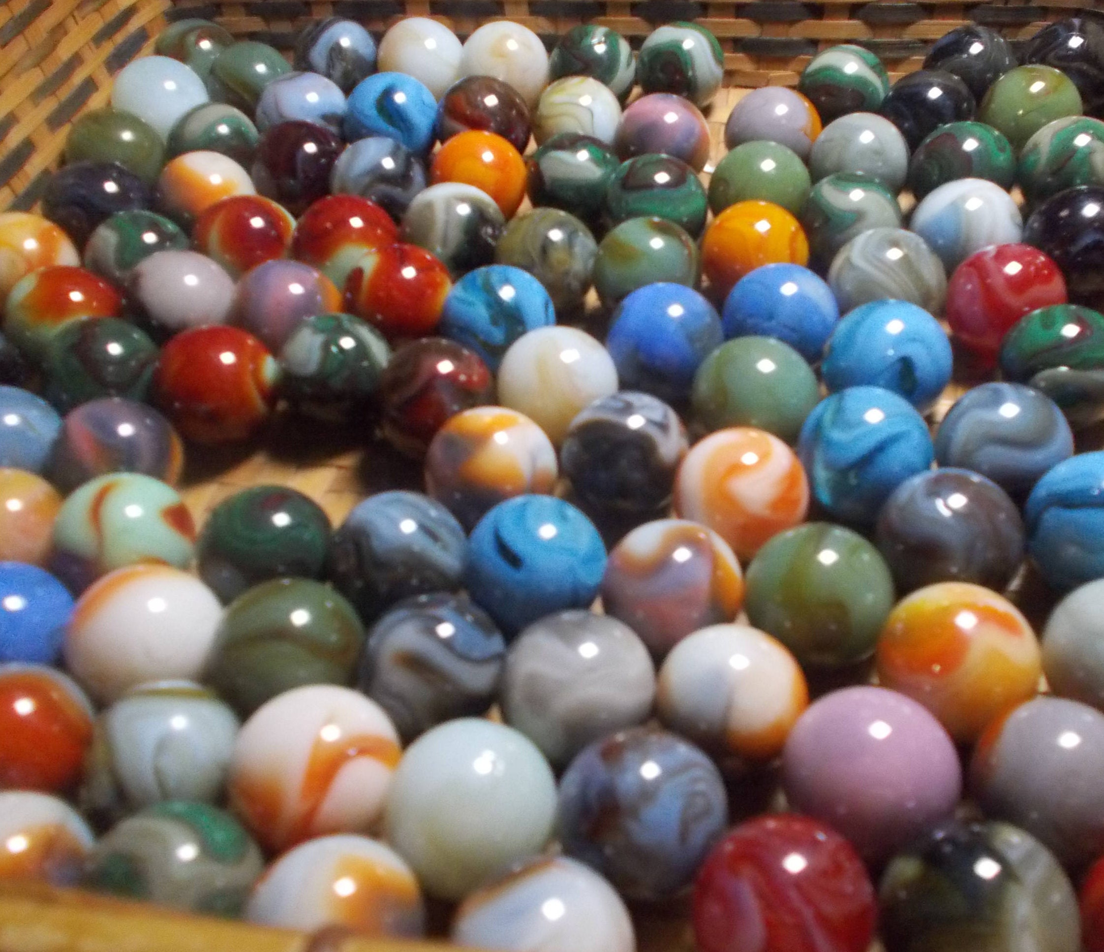 Shooters Jumbo Marbles 7 Jabo Vitro 1 Inch Classics Etsy