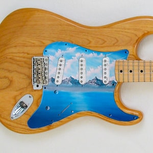 Handpainted Guitar Pickguard (Fender/Squier)