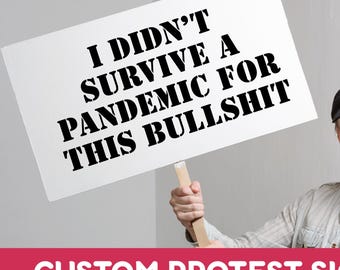 Diseñe un cartel o póster de protesta personalizado / Carteles políticos personalizados, elija cualquier diseño, cartel de marcha personalizado, liberal, anti-Trump