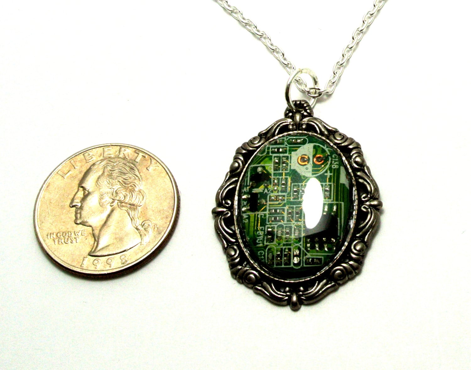 Victorian Circuit Board Necklace Circuit Board Jewelry Etsy
