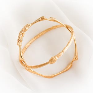 Épingle FIX Ouroboros Serpent - Art Nouveau 1900 - Plaqué Or - Grenat - Signé