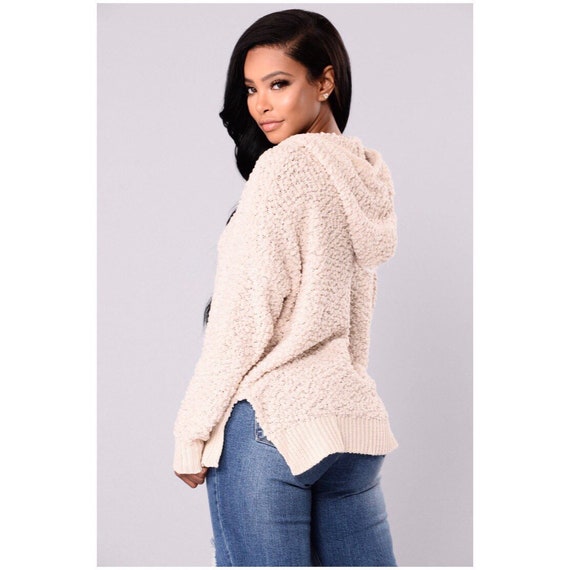 popcorn hoodie pullover