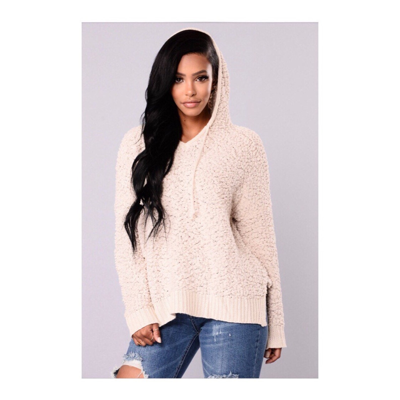 Popcorn Hoodie Sweater Etsy