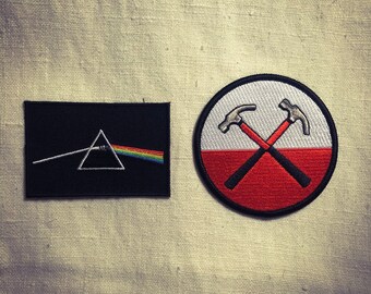PINK FLOYD THE DARK SIDE OF THE MOON Embroidered Iron On Patch 3 /"