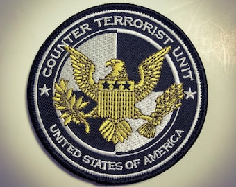 COUNTER TERRORIST UNIT CTU Prop Patch Movie USA Shoulder Halloween USN Morale