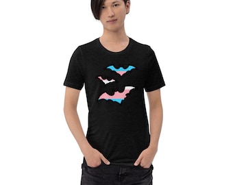 Tran Pride Bats Short-Sleeve Unisex T-Shirt