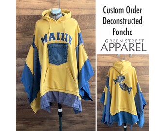 Custom Order Deconstructed Poncho EXAMPLE ONLY!