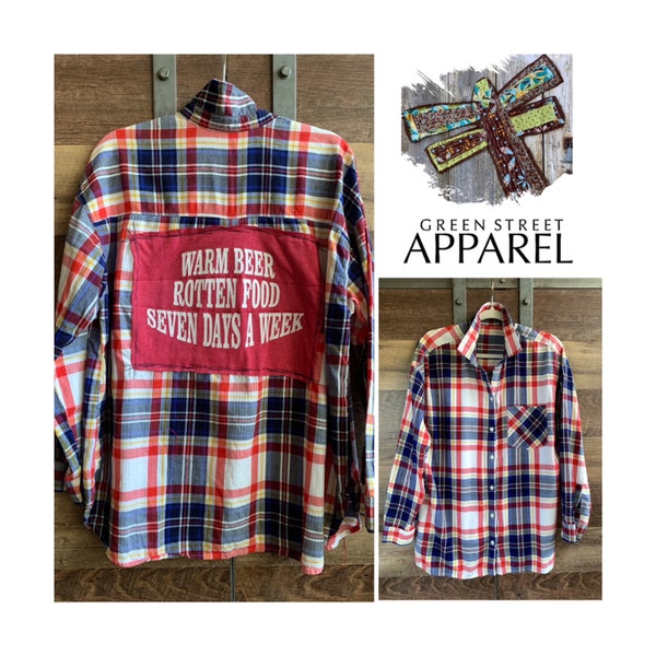 Boyfriend Flannel Etsy