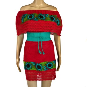 Mexican dress, Mexican embroidered dress