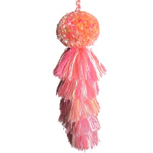 Mexican pom-pom tassels - Mexican purse tassels - Pom-pom tassels