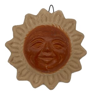 Mexican Vintage Sun, Mexican Talavera Sun, Mexican Ceramic Sun
