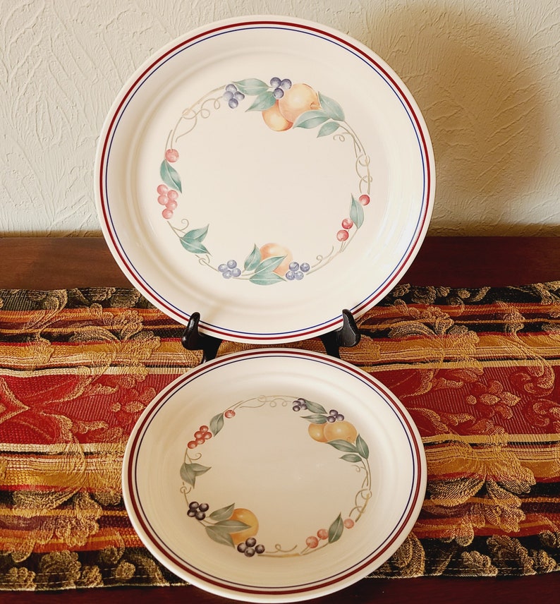 Corelle Abundance Sets of Dinner & Luncheon Plate by Corning Etsy