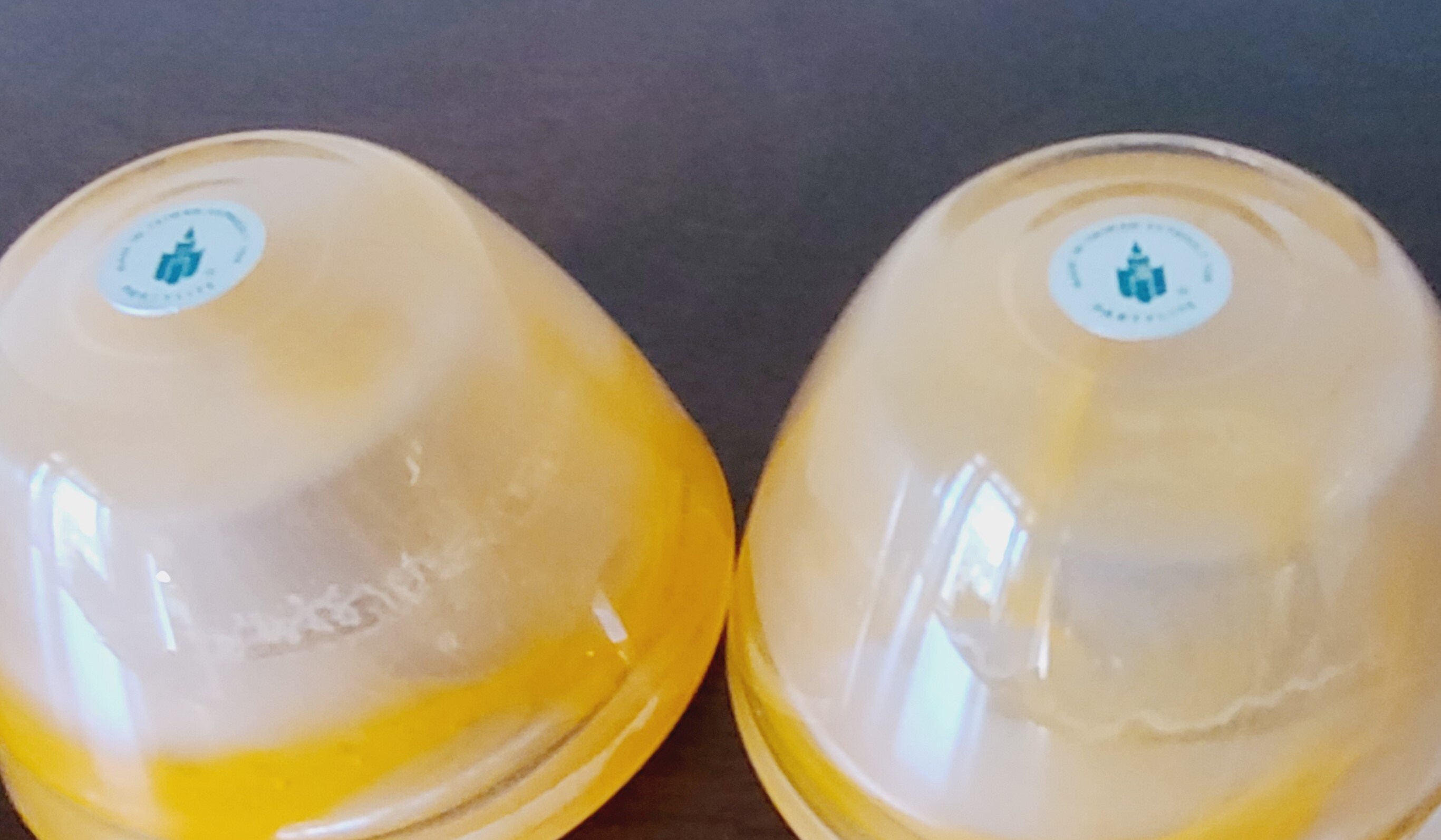 Partylite Set of 2 Votive Holder Glass Candleholder Marbled | Etsy