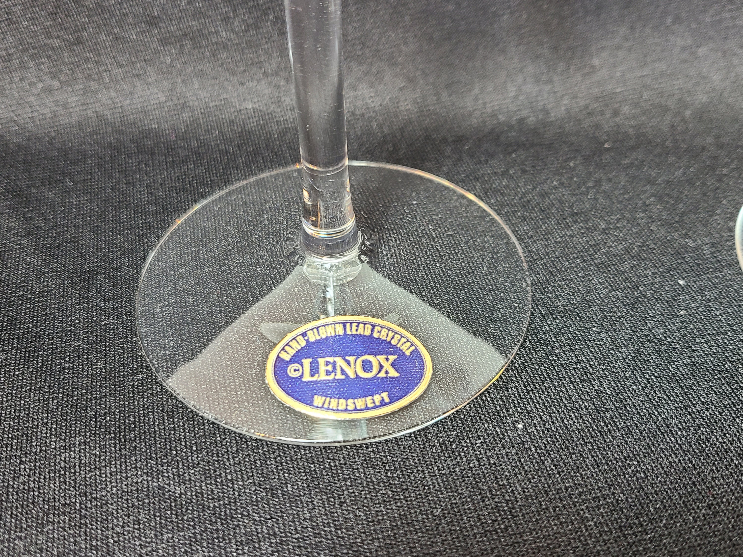Lenox Windswept Wine Glasses Stemware Set of 2 or Single Glass Original