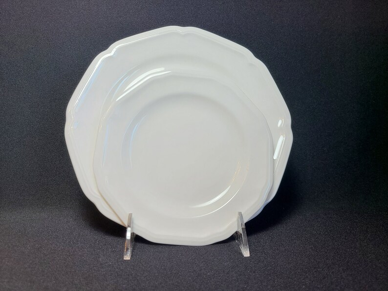 Mikasa Antique White Salad Plates Set or Dessert Bread Plate Etsy