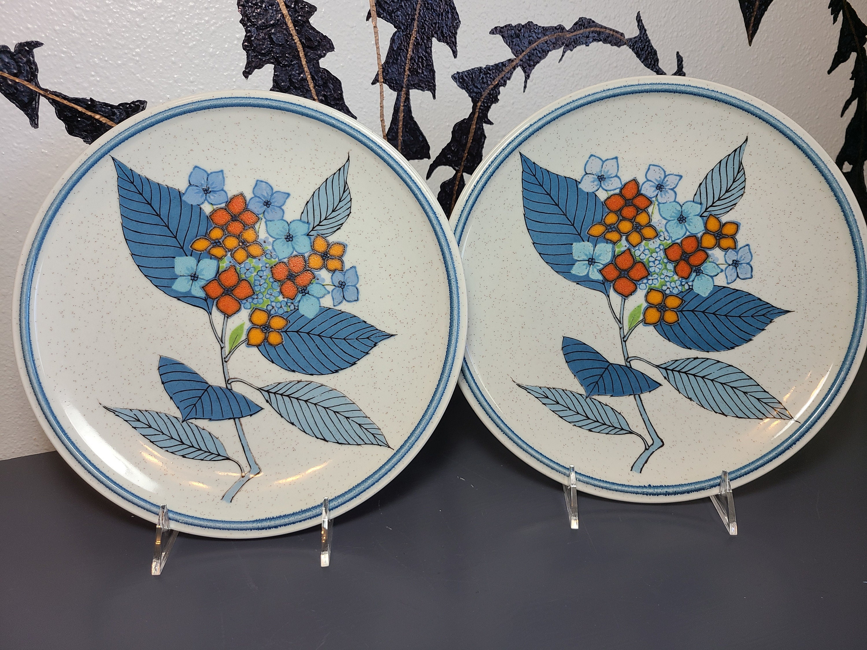 Mikasa Cordon Bleu Hydrangea Set/2 Dinner Plates Set/4 Salad Etsy